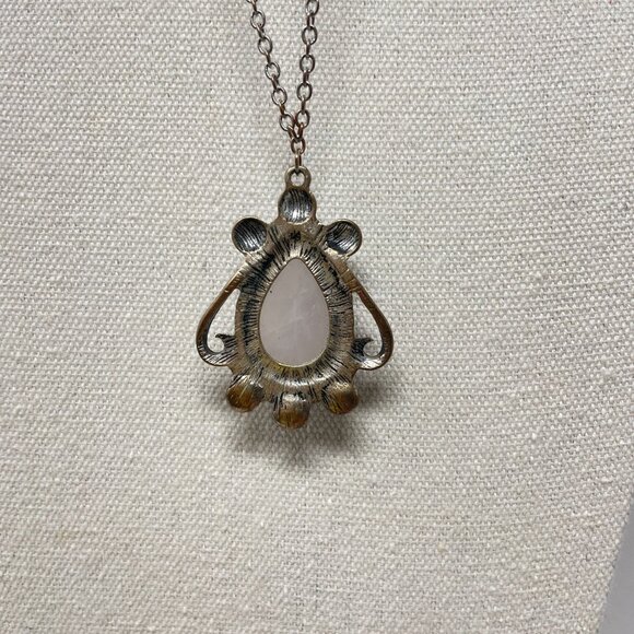 Freedom Brand Pendant Chain Necklace Southwest Silver-Tone‎ Turquoise Color - Picture 8 of 11